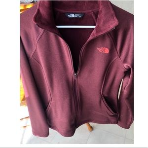 Maroon North Face Jacket